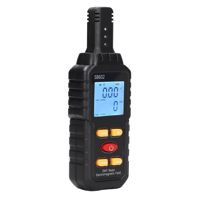 Probador De Campo Magnético, Detector EMF Pantalla Digital Alarma Clara De Alta Precisión Para El Hogar