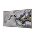 thumbnail image 2 of Yosemite Home Decor 'Fluid Motion II' 55x27" Wood Canvas Wall Art in Multi-Color, 2 of 5