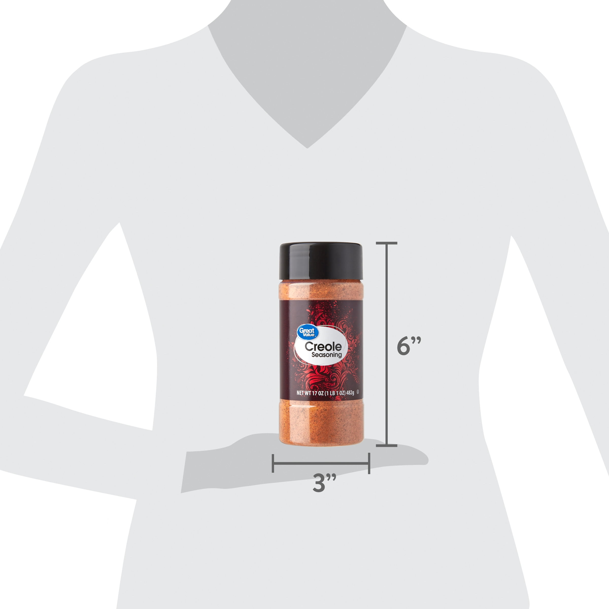 Great Value Creole Seasoning, 17 oz
