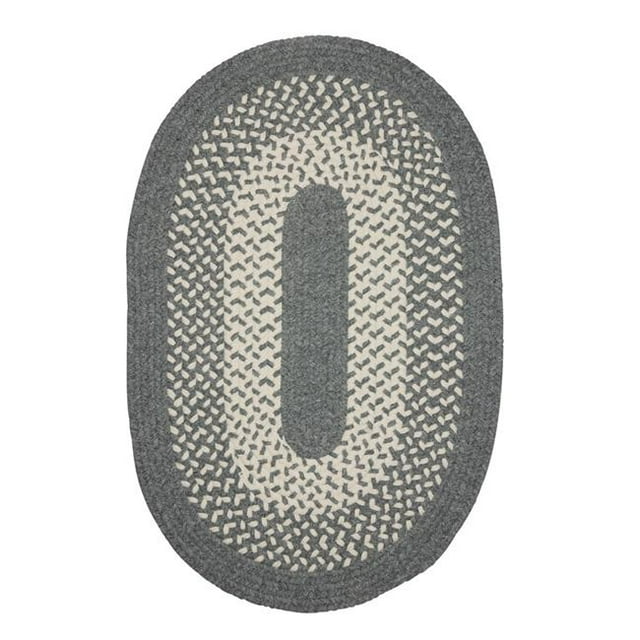 Colonial Mills JK40R084X084 7 ft. Jackson Wool Blend Round Area Rug, Gray