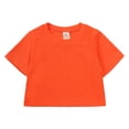 thumbnail image 5 of HAOYUNL Toddler Kids Short Sleeve Suit 18M-10Y Solid Color T-Shirt with Flared Trousers for Girls, 5 of 9