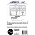 thumbnail image 2 of Patrón de acolchado Slice of Pi Quilts Exploding Heart, 2 of 2