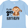 thumbnail image 4 of Inktastic Monkey Its My 3rd Birthday Boys or Girls Long Sleeve Toddler T-Shirt, 4 of 5