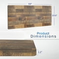 thumbnail image 2 of VIVO Reclaimed Wood 60 x 24 inch Universal Table Top for Sit Stand Desk Frames, 2 of 7