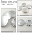thumbnail image 3 of unbranded 4Ud Cubiertas Para Centro De En Plástico Color Plata Accesorio Resistente, 3 of 8