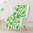 thumbnail image 2 of LHSHID Pickle Blanket Gifts Funny Throw Blanket for Adults Kids Lightweight Plush Soft Cozy Warm Flannel Blankets for Bed Couch, 2 of 8