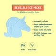 thumbnail image 2 of Wildkin Kids Ice Packs for Boys and Girls - 4 pack (Unicorn), 2 of 3