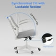 thumbnail image 5 of Ergonomic Office Chair - Home Office Desk Chair with Adaptive Lumbar Support, Computer Chair with Footrest,Armrest, Adjustable Height, 5 of 6
