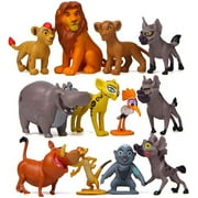 Lion King's action characters, 12 lion collectibles, classic character games, muffin cake, toy, character, party decoration