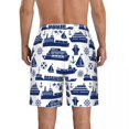 thumbnail image 3 of Men's Beach Short Swim Shorts Ships Boats Marine Surfing Sport Board Shorts Swimwear, 3 of 6