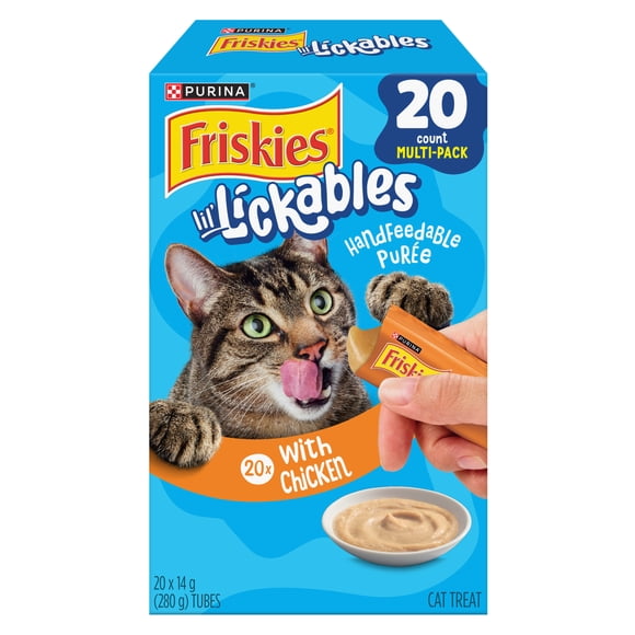 Purina Friskies Lil' Lickables Chicken, Cat Treats, 14 g x 20