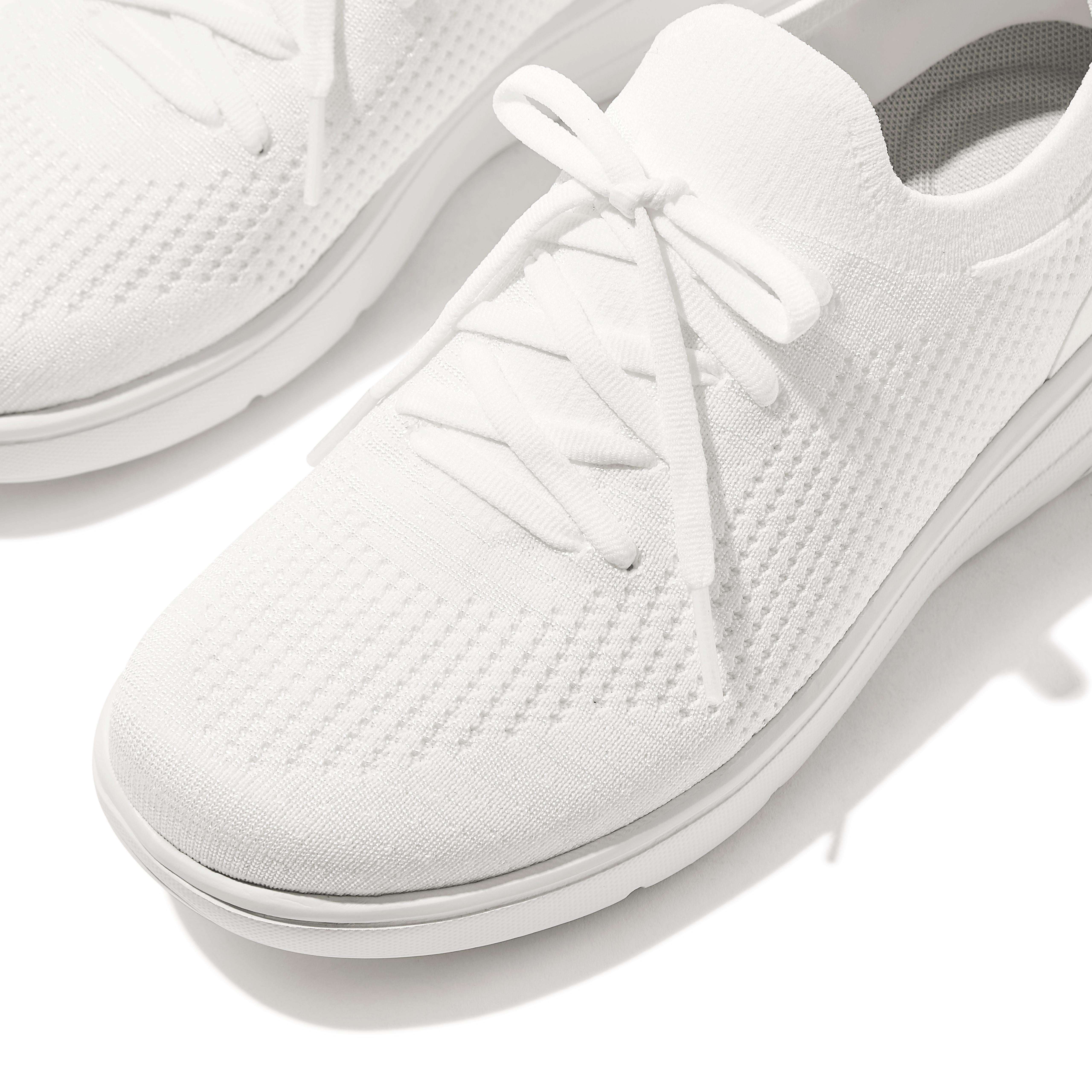 Fitflop Women's Super-Q Bow Knit Slip-On Laced Sneaker