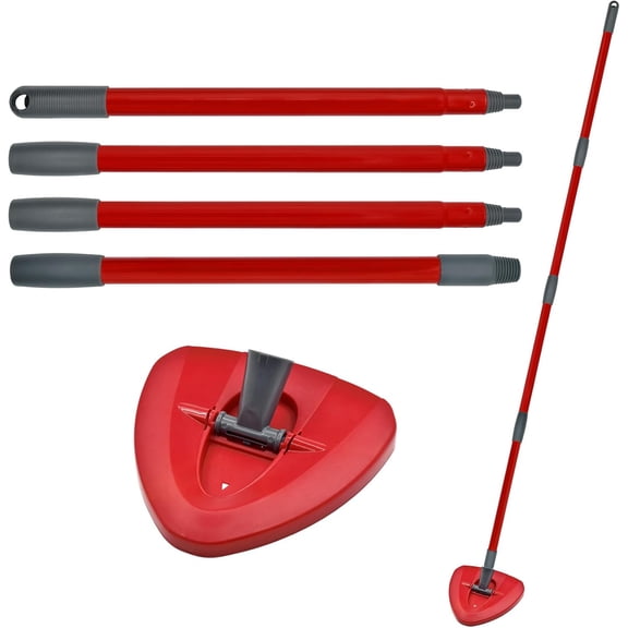 Mop Handle for Ocedar,Spin Replacement Head Base Compatible with O Cedar,4-Section Spin Handles and EasyWring