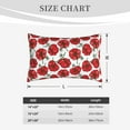 thumbnail image 4 of Daiia Hand Drawn Tomatoes Bedding Waterproof Pillow Protector Zippered Queen – Bed Bug Proof Pillow Encasement-14"x20", 4 of 6