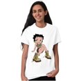 thumbnail image 3 of Betty Boop Camouflage Attitude Short Sleeve Women's Graphic Tee Brisco Brands S, 3 of 6