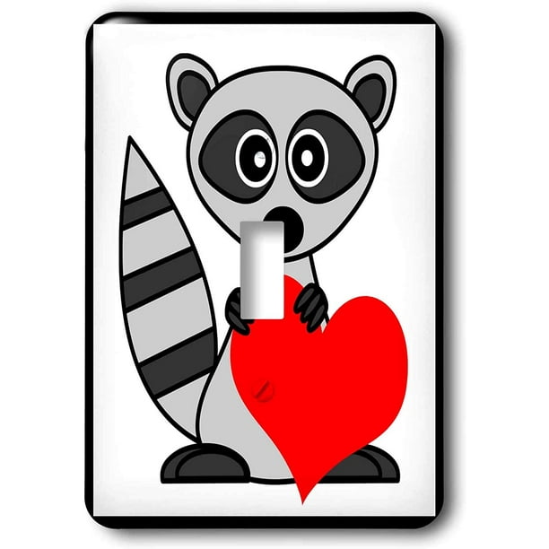 Lsp 6085 1 Raccoon Has My Heart Single Toggle Switch Multicolor Walmart Com Walmart Com