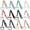 thumbnail image 2 of Flyingbee X2415 New Horizontal Direction Lanyard Credit Card ID Holder Badge Student Travel Bank Bus Business Card Cover Badge 2, 2 of 6