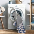 thumbnail image 5 of Linon Home Décor Washable Seabourne Area Rug or Runner Collection, Ivory and Blue, 5' x 7', 5 of 13