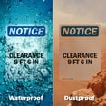 thumbnail image 6 of (2 Pack) Clearance 9 Ft 6 In OSHA Notice Sign 7 Inch X 10 Inch Indoor / Outdoor Rust-Free Aluminum Metal Signs for Workplace, Workshop, and Construction Site, Made in the USA, 6 of 8