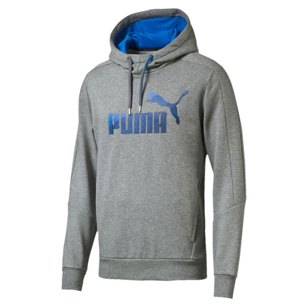 PUMA - Puma Hero Logo Printed Men's Hoodie Casual Athletic Medium Grey ...