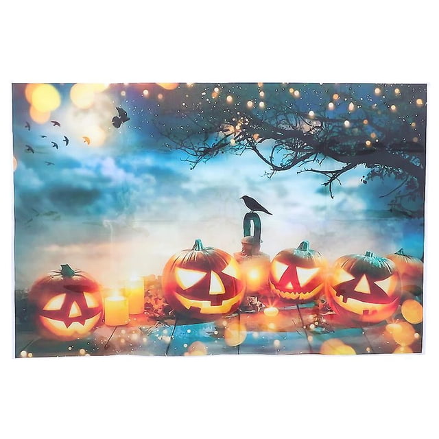 1 telón de fondo para fotos de Halloween para decoraciones de Halloween.