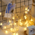 thumbnail image 2 of Lámpara de bola esmerilada LED, lámpara de ambiente para acampar al aire libre, lámpara de alambre de cobre de colores, lámpara de decoración navideña, cadena de lámparas, 2 of 6