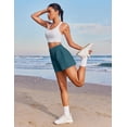 thumbnail image 3 of Pinspark Womens High Waisted Running Shorts, Lightweight Breathable Quick Dry Stretch Linerless Athletic Shorts with Pockets, 3 of 7