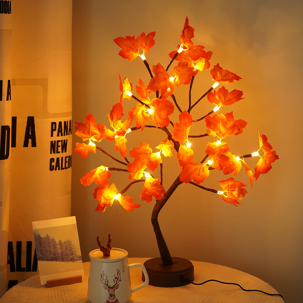LED Gypsophila Night Light Table LED Fairy Tree Light Desk Top Bonsai Home Decor 