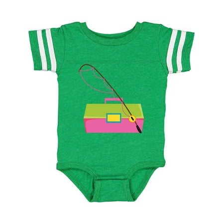 

Inktastic Fishing Tackle Girls Gift Baby Girl Bodysuit