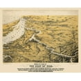 thumbnail image 2 of Unknown 31x26 White Modern Wood Framed Museum Art Print Titled - War of Maryland Virginia Washington DC - 1860, 2 of 4