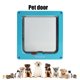 thumbnail image 4 of Seguridad para perros y mascotas Dirección de control de bloqueo de 4 vías Puerta con solapa para mascotas (Azul cielo M) Tmvgtek Para estrenar, 4 of 6