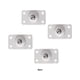 thumbnail image 5 of Monstrate Mini rodillo de acero inoxidable adhesivo para rueda Universal de 4 piezas, rodillos inferiores de almacenamiento de 360 ​​grados, ruedas Almacenamiento y organización del hogar Blanco Monstrate HA006245-00, 5 of 6