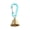 Blue, variant on Loud Bear Bell with Silencer,Bear Bells for Hiking,Aluminum Alloy Bell for Bears Deterrent, Survival, Camping, Hiking, Biking, Climbing