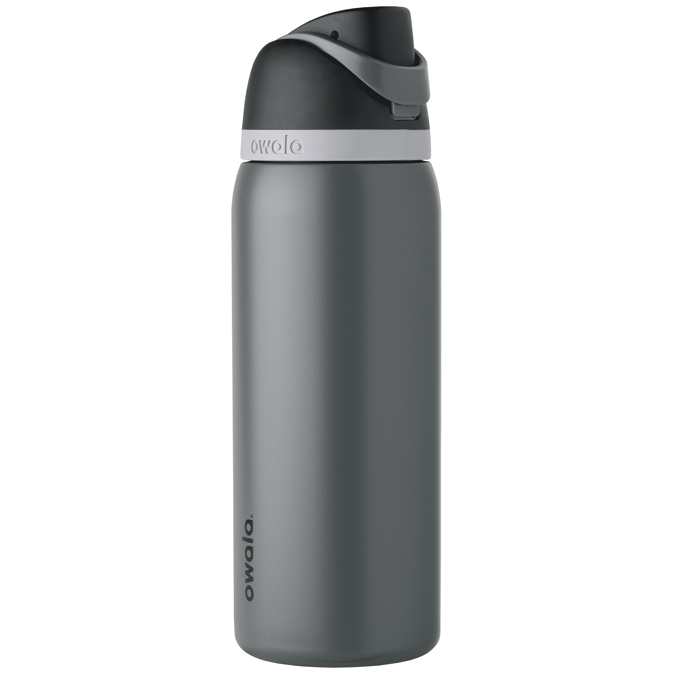 Owala FreeSip Stainless Steel Water Bottle, 32oz Light Gray