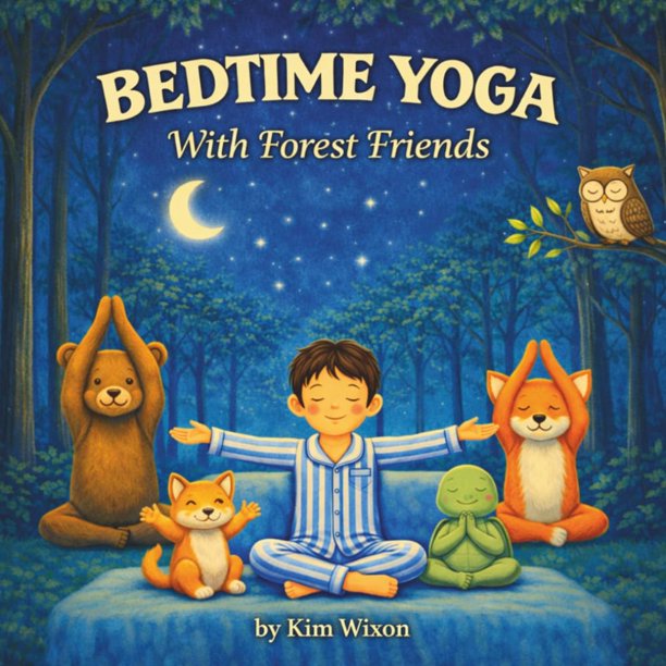Libro publicado de forma independiente Yoga para dormir con el bosque