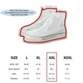 thumbnail image 2 of 4 Pairs Rain Shoe Covers for Women Waterproof, Waterproof Shoes Cover, Reusable Shoe Rain Covers for Men Women(XXL Size), 2 of 7