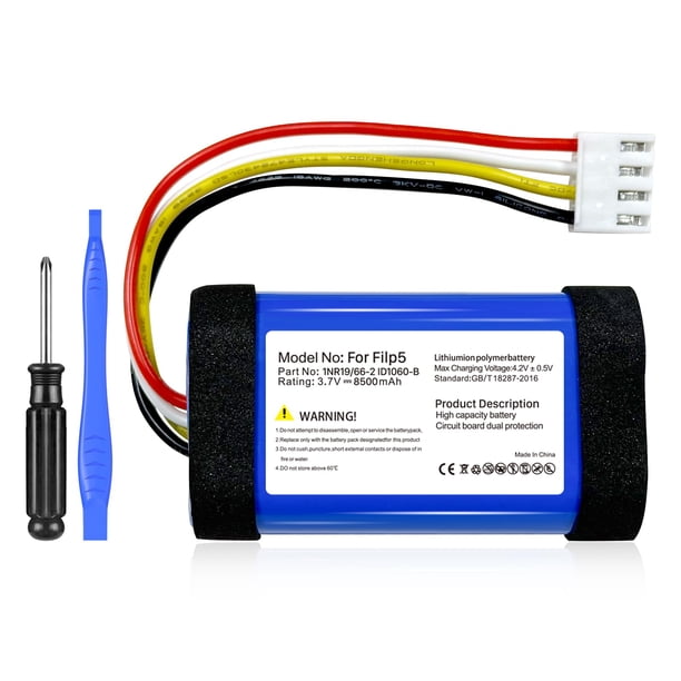 Batería OHZHAO 8500mAh 3.7V para parlante JBL Flip 5