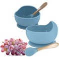 thumbnail image 1 of Innovative Baby Feeding Set, Designed for Boys & Girls, Silicone Divided Suction Plates & Soft-Tip Spoons, Easy Grip Handles for Safe Self-Feeding Adventures, 1 of 5