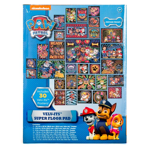 Download Velv-Its PAW Patrol 16"x22" Super Floor Coloring Pad, 30 Count - Walmart.com - Walmart.com