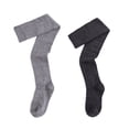 thumbnail image 1 of Calcetines largos hasta el muslo de algodón, calcetines extra largos hasta la rodilla para mujer, 1 of 5