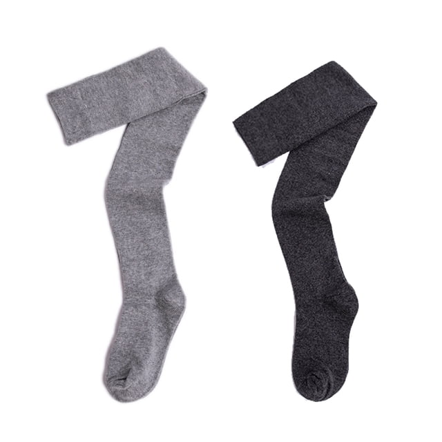 Calcetines largos hasta el muslo de algodón, calcetines extra largos hasta la rodilla para mujer