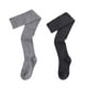 thumbnail image 1 of Calcetines largos hasta el muslo de algodón, calcetines extra largos hasta la rodilla para mujer, 1 of 5