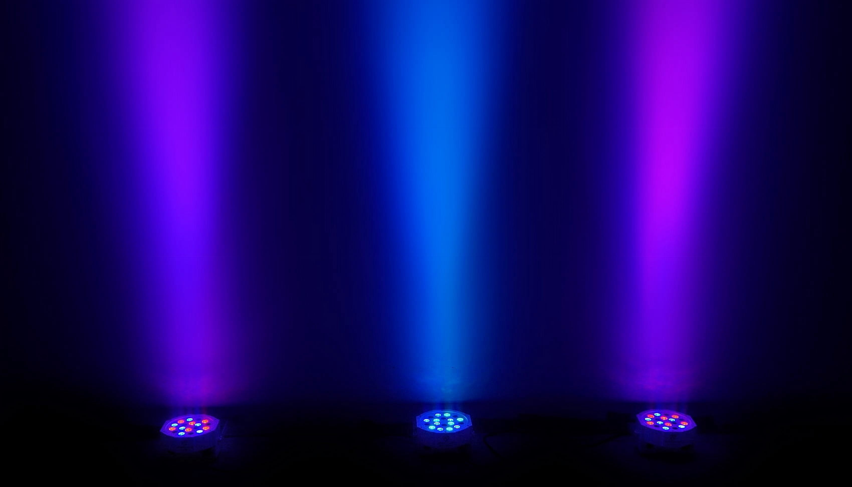 Rockville RockPAR50 White Compact 24W LED RGB Par Can DJ/Club/Stage Wash Light, DMX Control, Daisy-Chain Power, Sound-Activated, for Parties, Weddings, and Live Performances