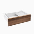 thumbnail image 1 of Desky Minimal Under Desk Drawer - Jarrah Legno Laminate / White, 1 of 10