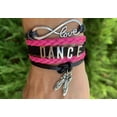 thumbnail image 3 of Dance Bracelet, Ballet Slipper Charm Infinity Dance Jewelry, for Dancers, 3 of 7