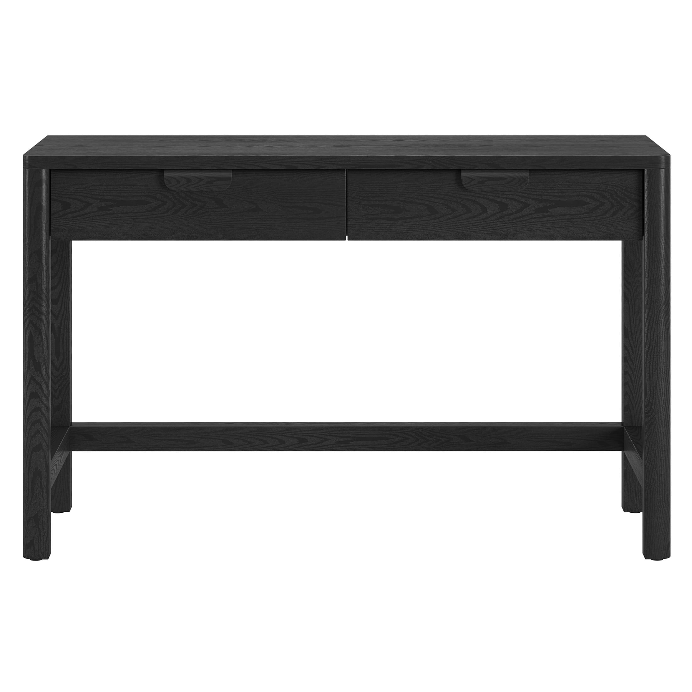 Evelyn&Zoe Modern/Contemporary 48" Wide Black Grain Home Office