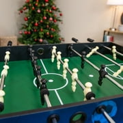 Sunnydaze 2-Player 10-in-1 Multi-Game Table, Game Time Blue