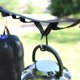 thumbnail image 5 of 18quot; Bolsa de peso para base de sombrilla de patio, pesas redondas para soporte de sombrilla al aire libre, bolsas de arena impermeables con asa lateral duradera (negro), 5 of 5