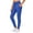 Blue, variant on SROBPTY Women Fashion High Waist Base Daily Casual Sports Stretch Yoga Pants with Zipper Pockets Blue, XXXL