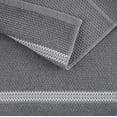 thumbnail image 5 of Martha Stewart Modern Waffle Kitchen Towel Set 6-Pack, Grey, 16"x28", 5 of 10